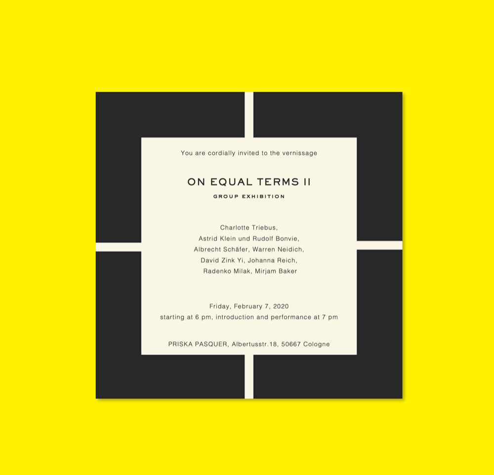 Eventbild für Johanna Reich u.a. /// On equal terms II