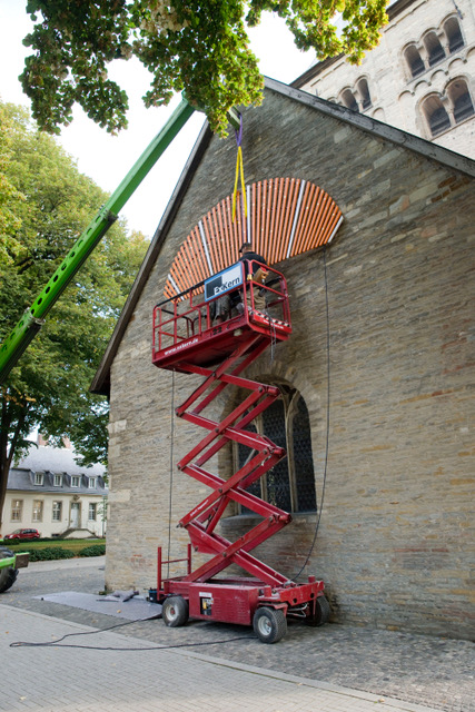 Eventbild für „... scheinen..." wird scheinen! /// Klasse Kooperative Strategien /// Einweihung Kunstwerk 950 Jahre St. Mauritz Kirche