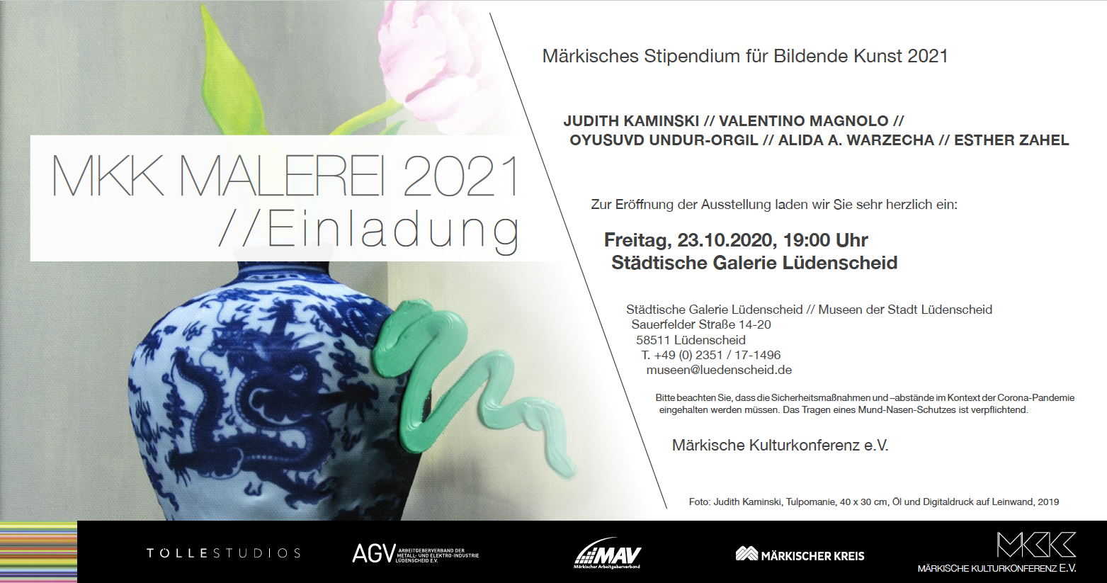 Eventbild für Judith Kaminski, Valentino Magnolo u.a. /// MKK Malerei