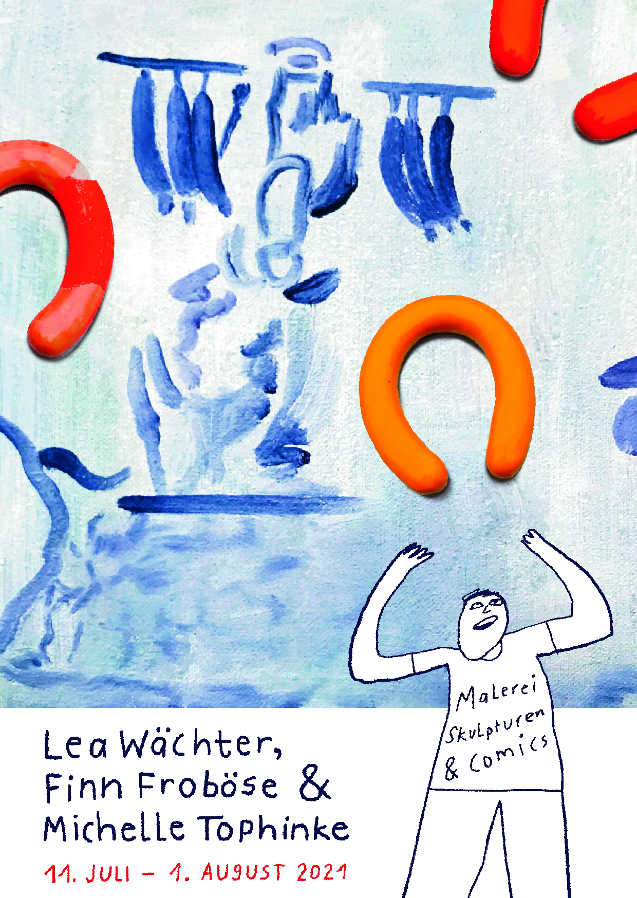 Eventbild für Lea Wächter, Finn Froböse und Michelle Tophinke /// Malerei, Skulpturen, Comics