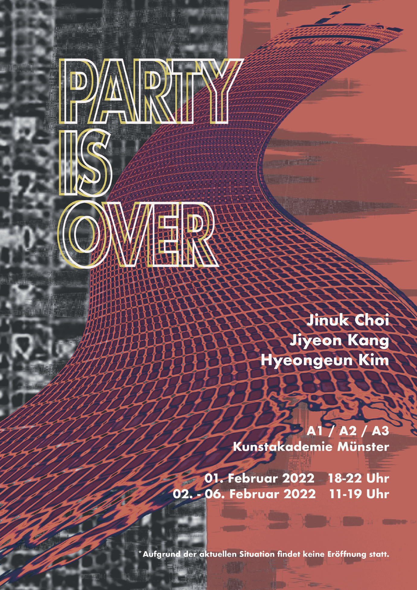 Eventbild für Jinuk Choi, Jiyeon Kang, Hyeongeun Kim /// Party is over