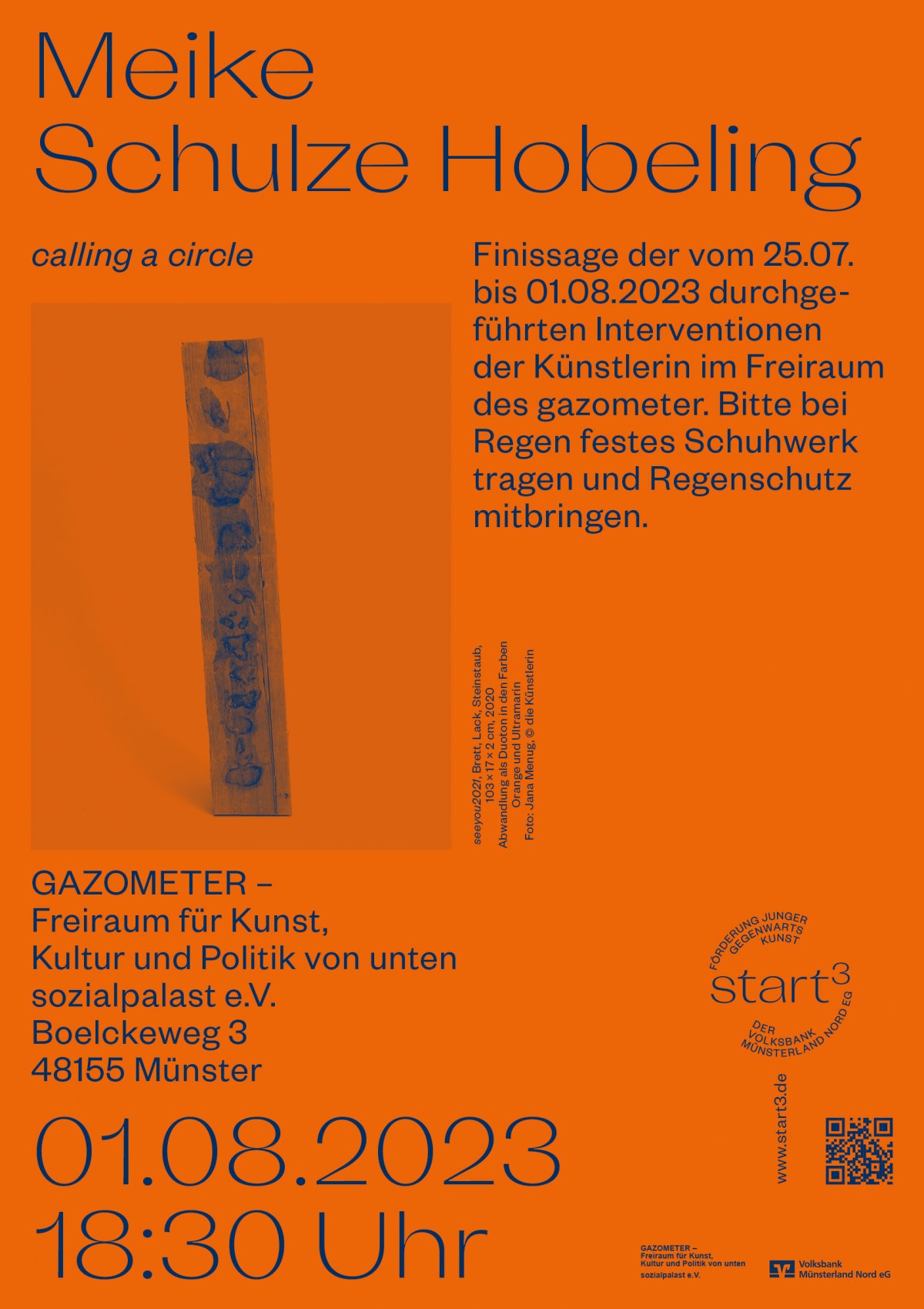 Eventbild für Meike Schulze Hobeling /// Calling a circle /// Ausstellung, Führung und Finissage