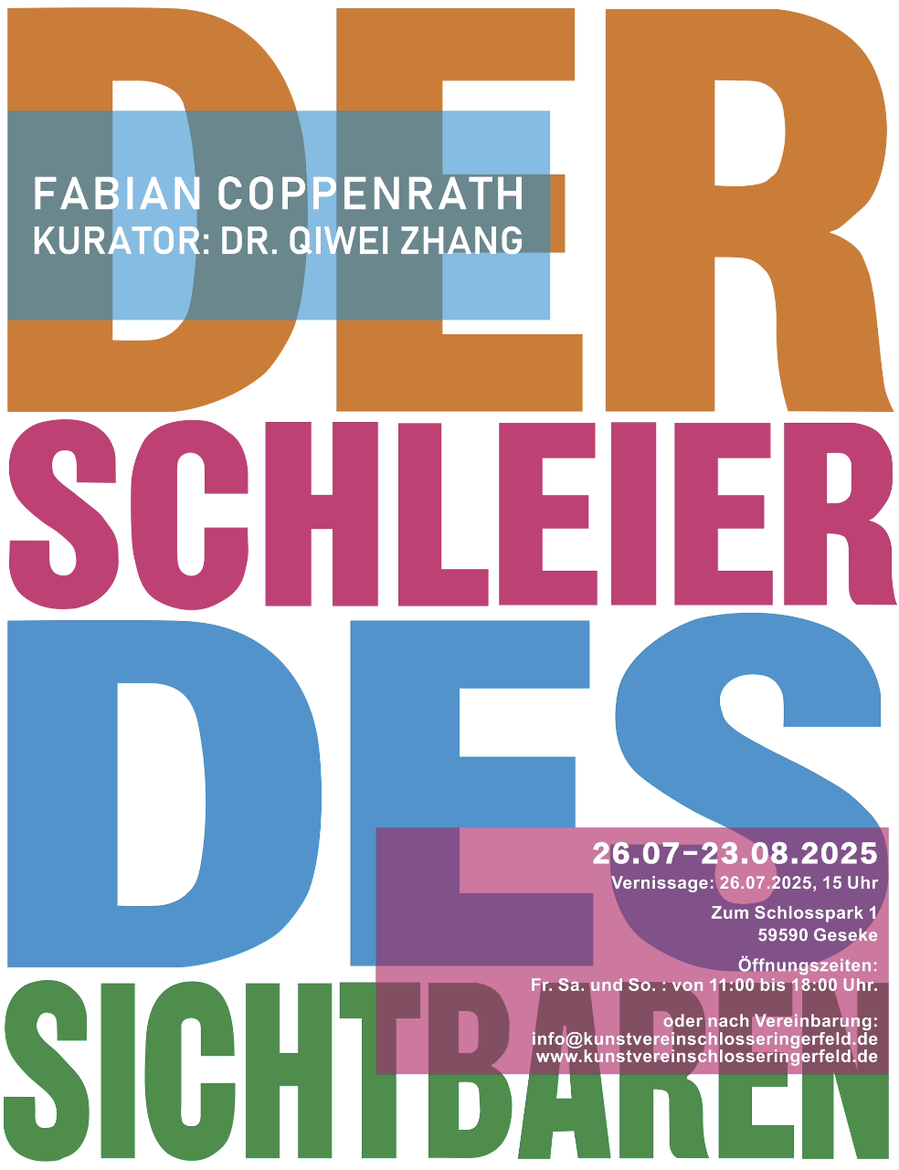Eventbild für Fabian Coppenrath /// Der Schleier des Sichtbaren