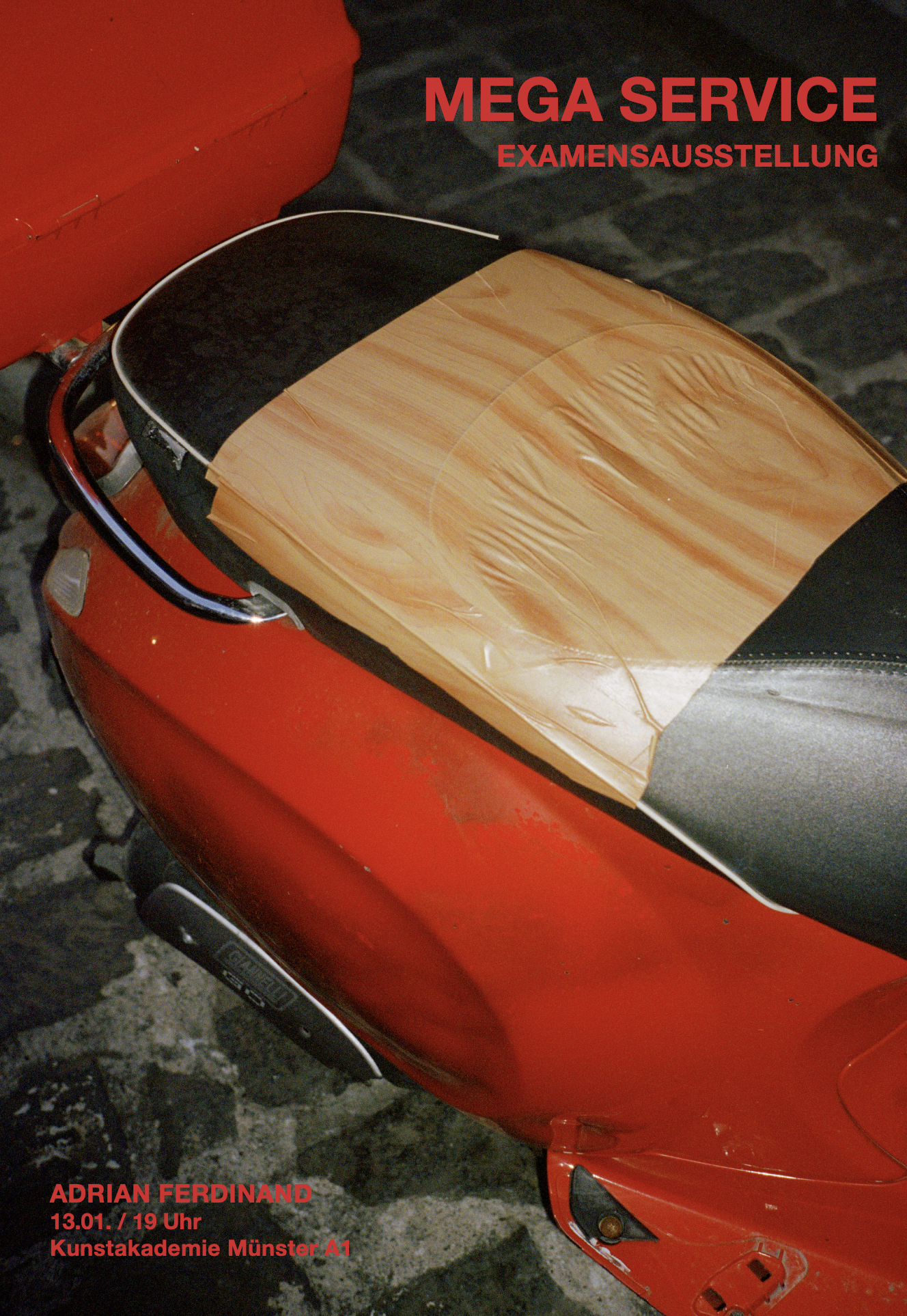 Eventbild für Examensausstellung /// Adrian Ferdinand /// Mega Service