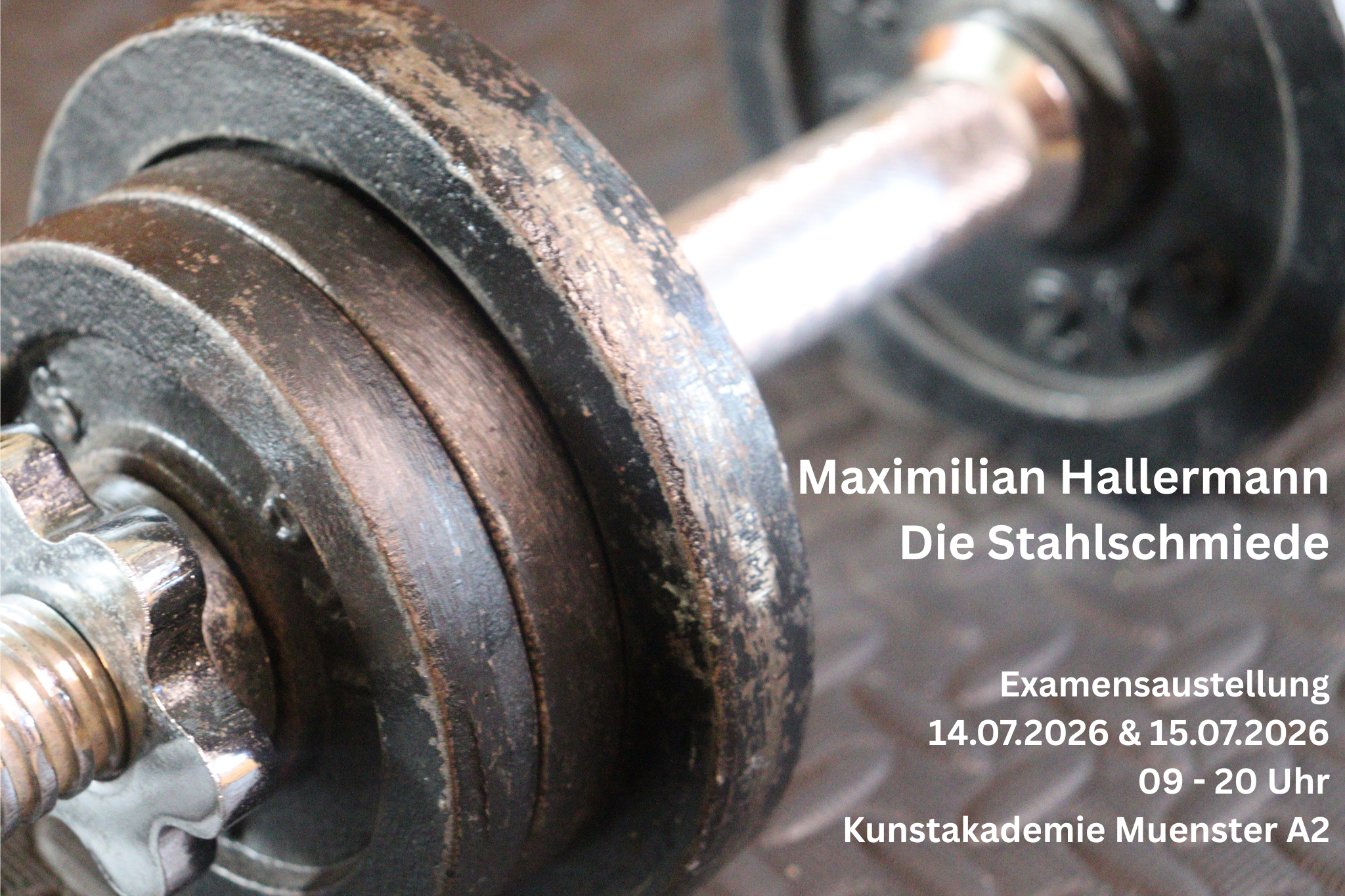 Eventbild für Examensausstellung: Maximilian Hallermann /// Die Stahlschmiede