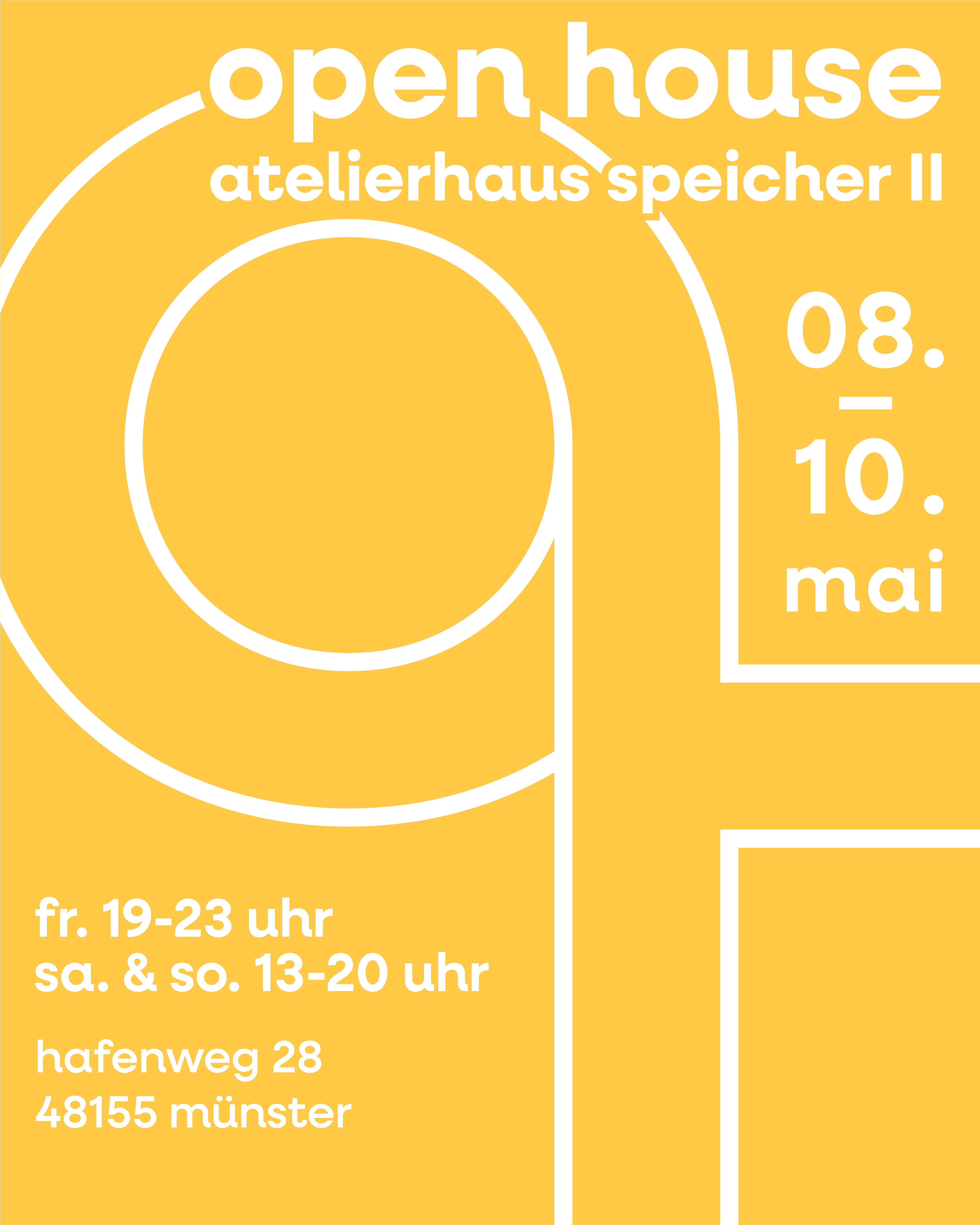 Eventbild für Open House 2026 im Atelierhaus Speicher II