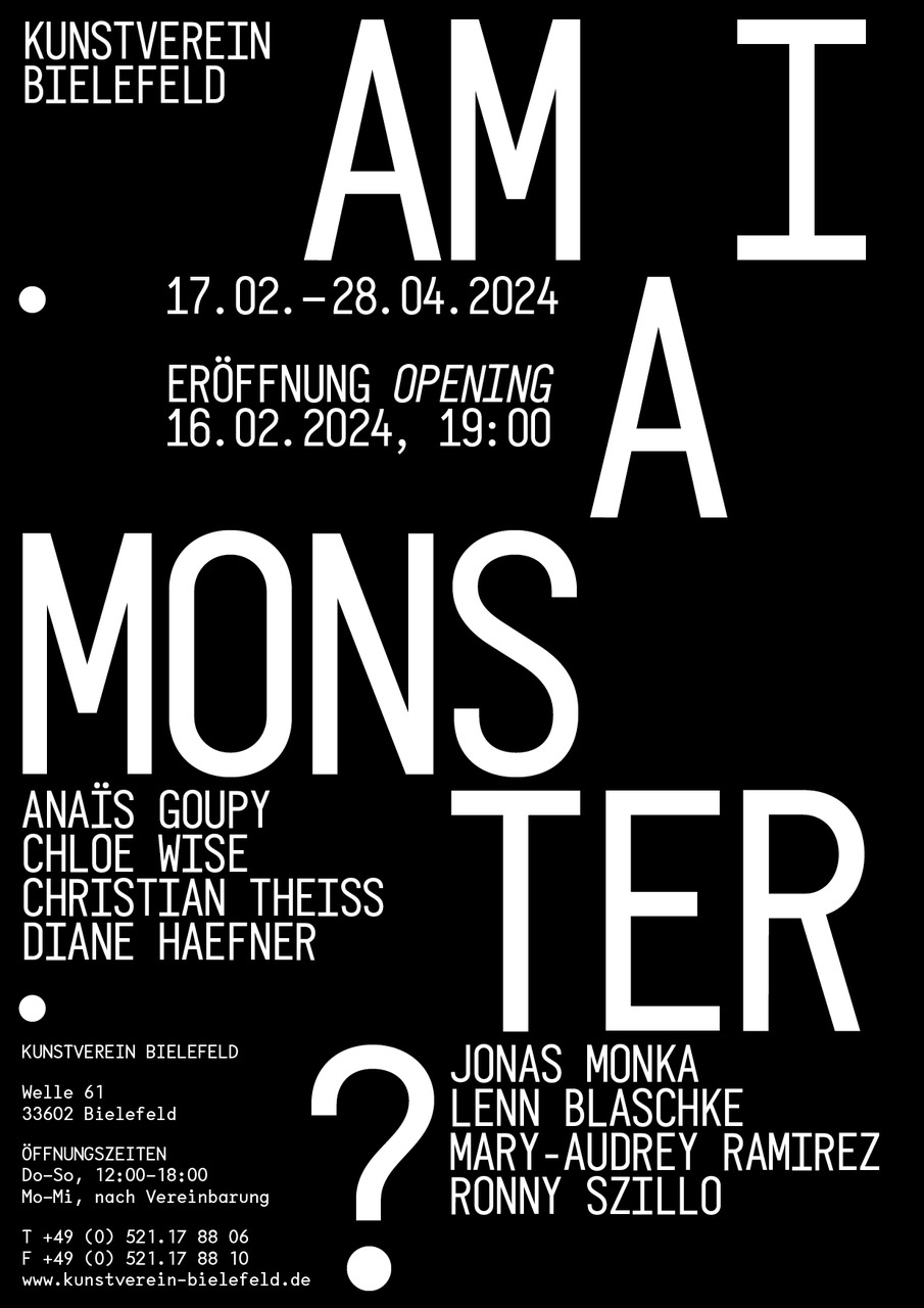 Eventbild für Jona monka u.a. /// Am I a monster?