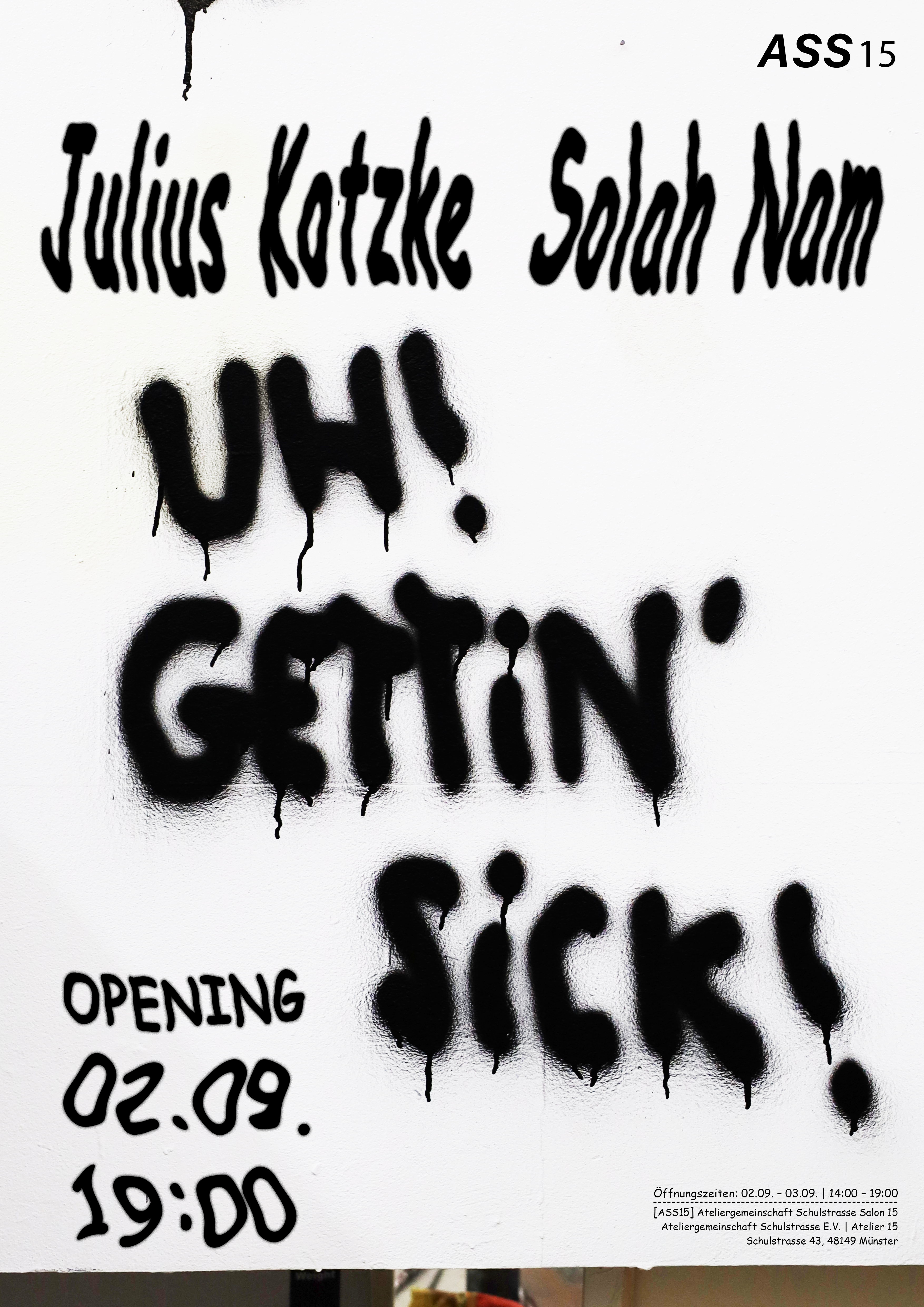 Eventbild für Julius Kotzke und Solah Nam /// Uh! Gettin' Sick!