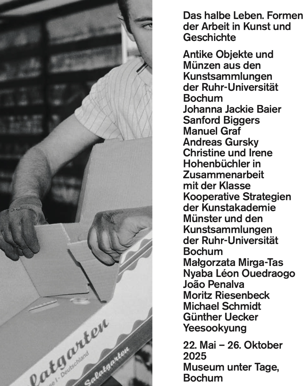Eventbild für Das halbe Leben. Formen der Arbeit in Kunst und Geschichte