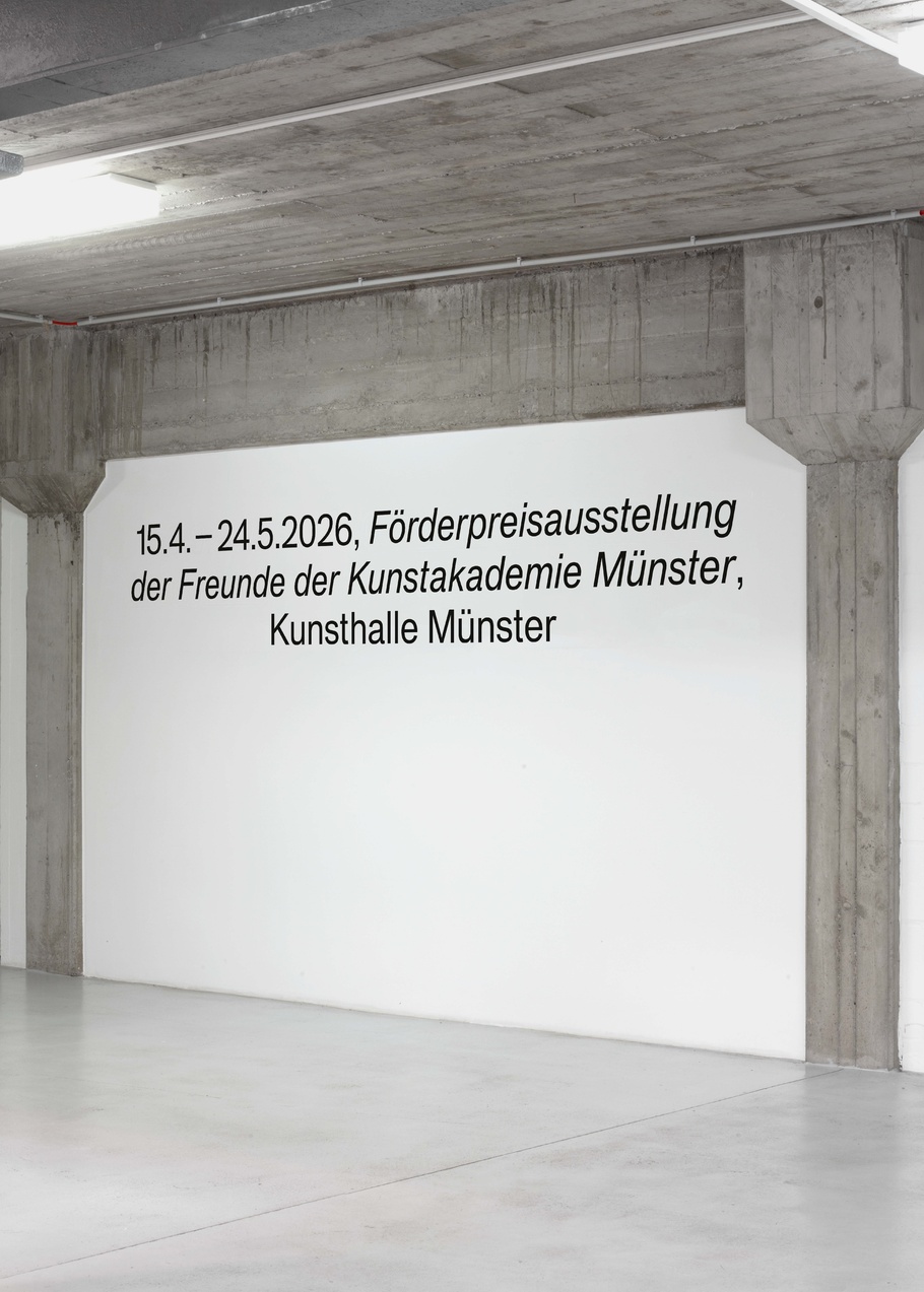 Eventbild für Förderpreisausstellung der Freunde der Kunstakademie Münster