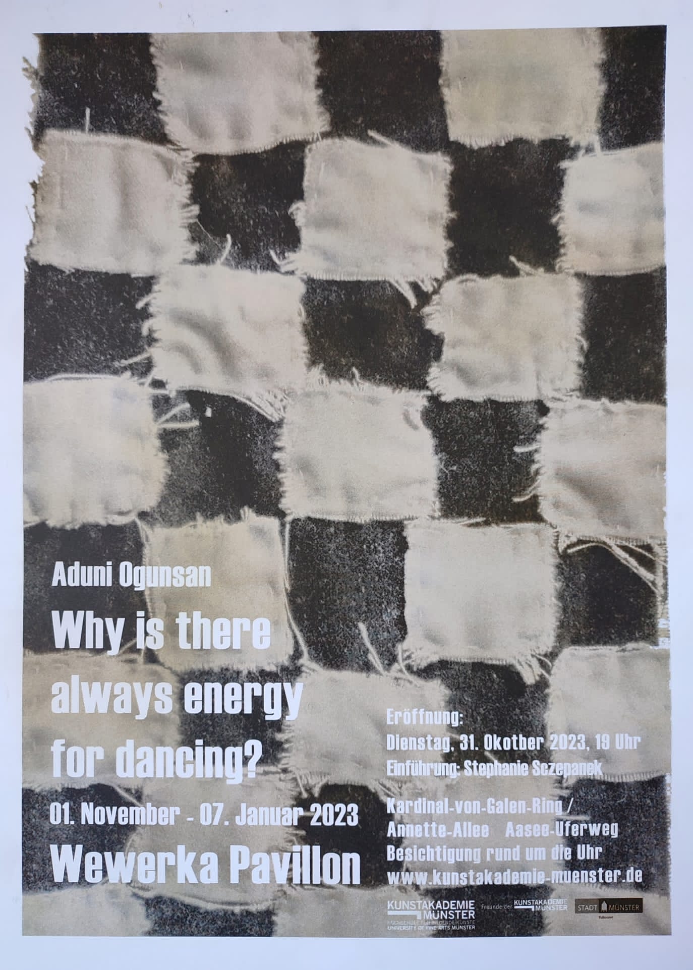 Eventbild für Aduni Ogunsan /// Why Is There Always Energy For Dancing
